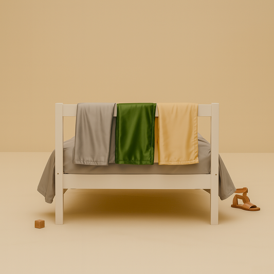 Tsukikage - YORU's Silk Pillowcase - Pure Mulberry Natural Silk - Cooling & Anti-Sweat - Prevention Hair Loss - Reduction Skin Wrinkle - 78x48cm