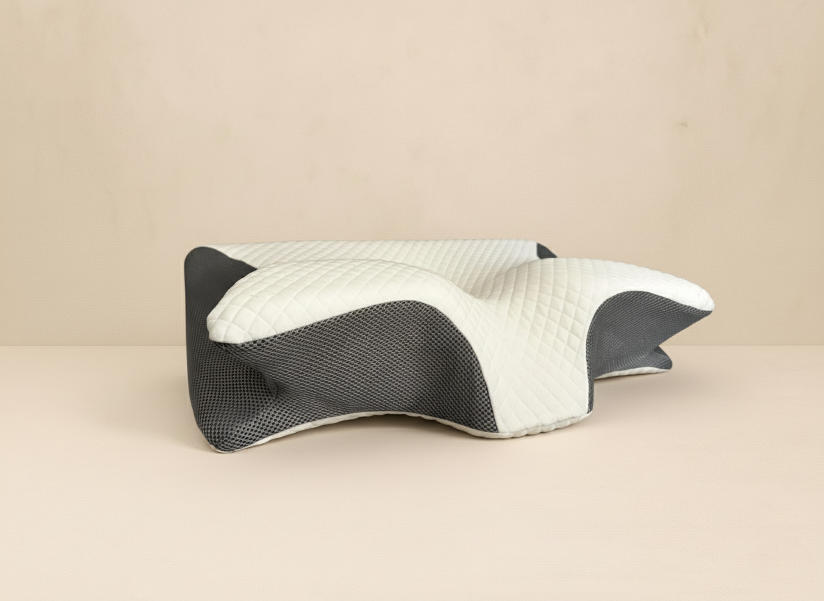 BUY ONE GET ONE FREE - Kokyū - YORU Anti Snoring Pillow - Fitting back/side/stomach sleeper - Elevated Contour Memory Foam - Anti-Sweat - 60x40x12cm