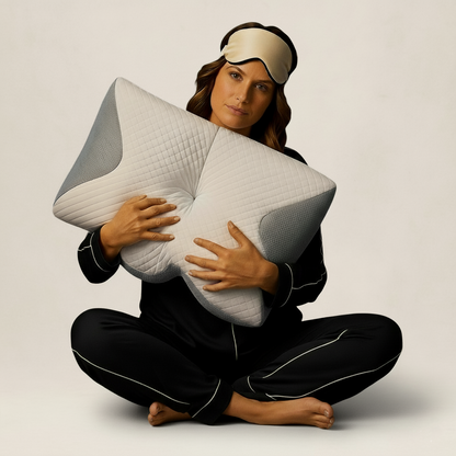 BUY ONE GET ONE FREE - Kokyū - YORU Anti Snoring Pillow - Fitting back/side/stomach sleeper - Elevated Contour Memory Foam - Anti-Sweat - 60x40x12cm